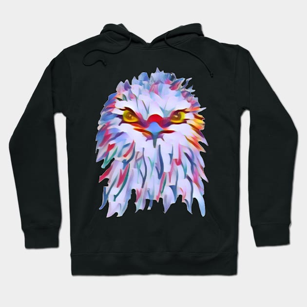 Mosaic Hawk Hoodie by Snobunyluv